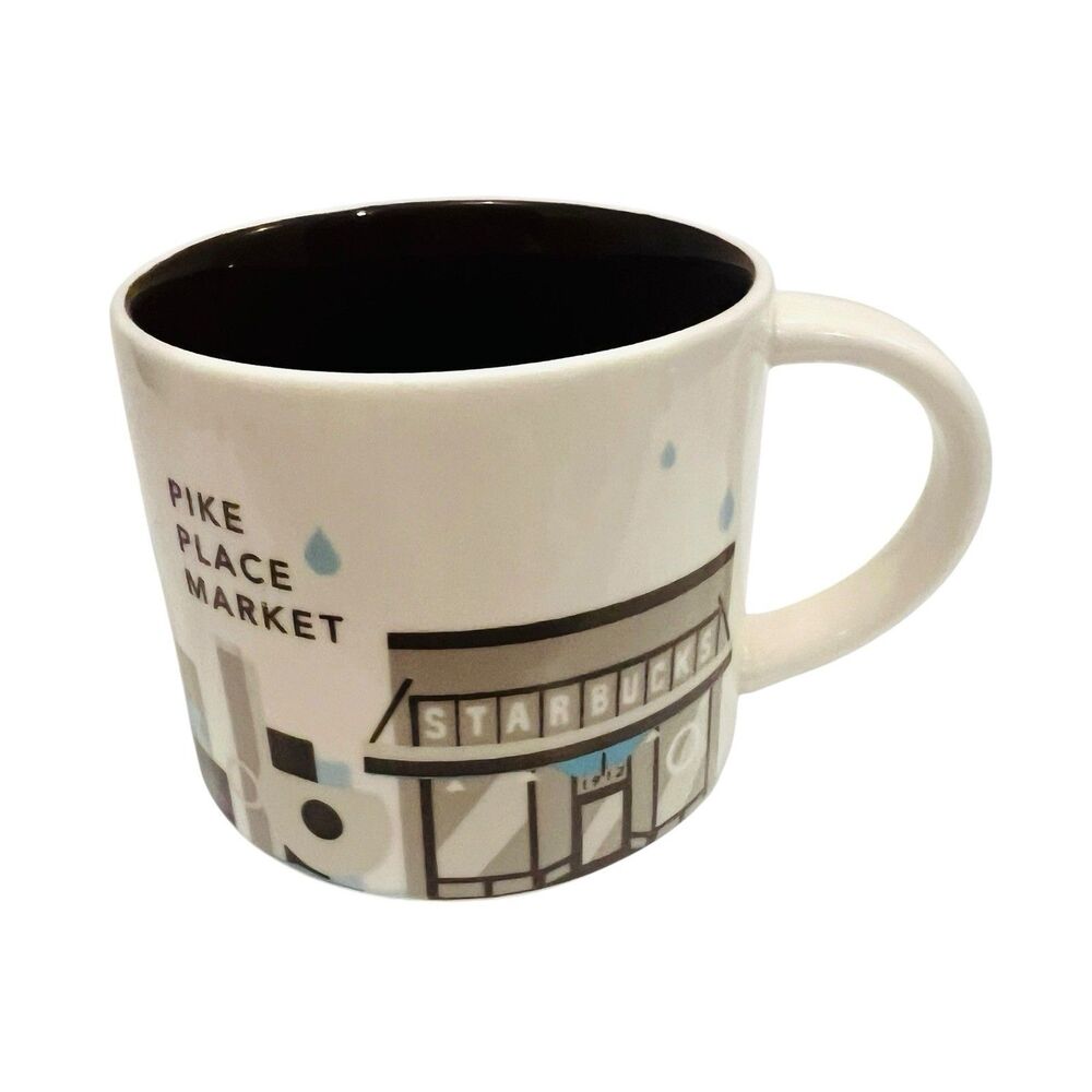 Starbucks Pike Place Market 2013 You Are Here 14oz Coffee Mug